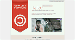 Desktop Screenshot of copyleftsolutions.com